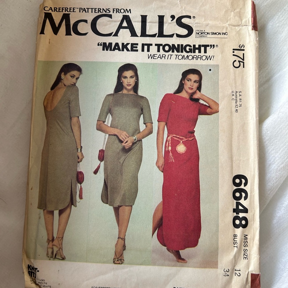 Vintage Sewing Patterns